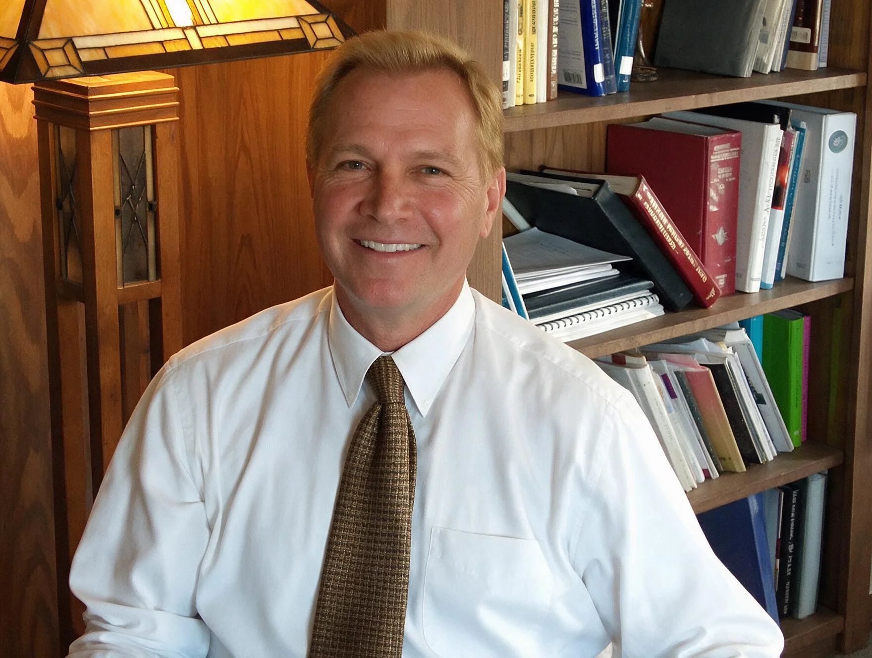 Frank Garland, circa 2000, in his UCSD office